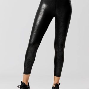 Carbon38 Leatherette High Rise 7/8 Legging